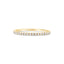 Micro Pave Diamond Band 1.6mm 18K Yellow Gold