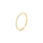 Micro Pave Diamond Band 1.6mm 18K Yellow Gold