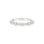 Single Prong Diamond Band in Platinum