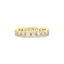 Round Bezel Diamond Full Eternity Ring In Yellow Gold