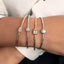 Lab Diamond Emerald Bangle