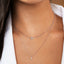 Round Diamond Bezel Pendant