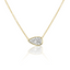 1.00 Diamond Pear Bezel Pendant