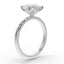 The Flora Solitaire | Cushion Cut