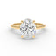 The Flora Solitaire | Oval Cut