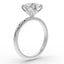 The Flora Solitaire | Round Brilliant Cut