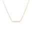 Mini Diamond Bar Necklace