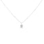 Floating Mini Diamond Necklace | 0.10ct | 18k Yellow Gold