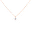 Floating Mini Diamond Necklace | 0.10ct | 18k Yellow Gold