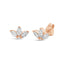 Marquise Lotus Diamond Studs