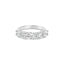 Lab Diamond Classic Five Stone Eternity Ring | Platinum