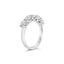 Lab Diamond Classic Five Stone Eternity Ring | Platinum