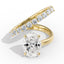 Olympia Oval Wrap Ring in 18k Yellow Gold