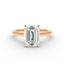 The Mira Solitaire | Emerald Cut