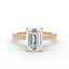 The Mira Pave | Emerald Cut