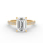 The Mira Pave | Emerald Cut