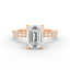 The Nova Pave | Emerald Cut