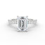 The Nova Pave | Emerald Cut