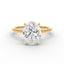 The Mira Hidden Halo | Oval Cut