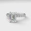 The Nova Pave | Emerald Cut